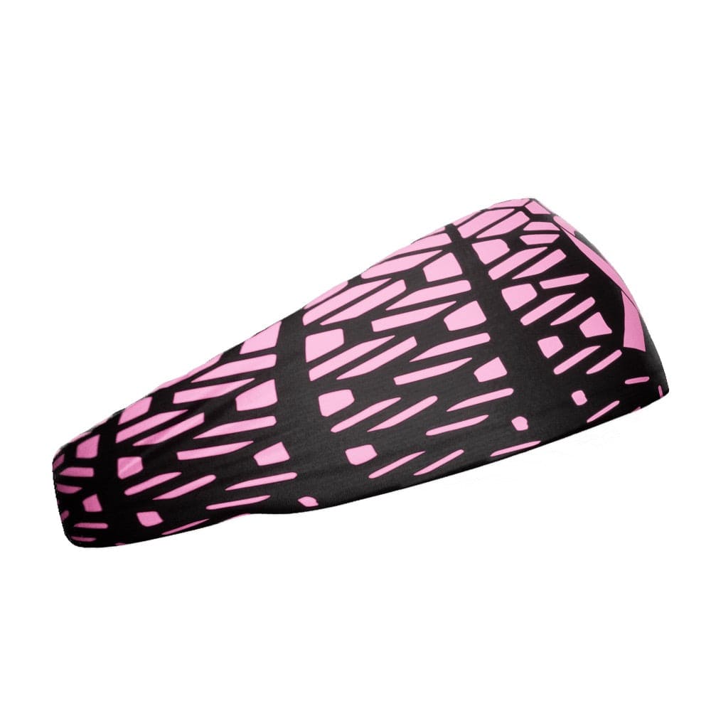 Elite Athletic Gear Headband Pink Honeycomb Breast Cancer Headband