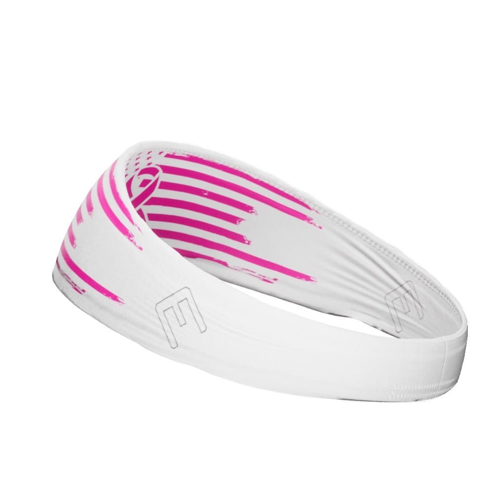 Elite Athletic Gear Headband Pink USA Flag Headband