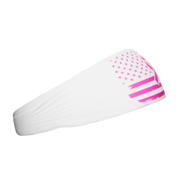 Elite Athletic Gear Headband Pink USA Flag Headband