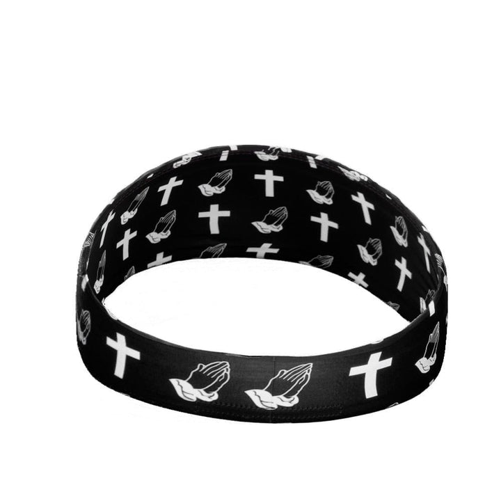 Elite Athletic Gear Headband Praying Crosses Headband