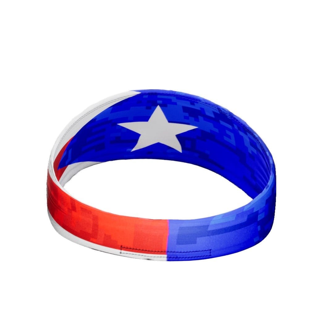 Elite Athletic Gear Headband Puerto Rico Flag Headband