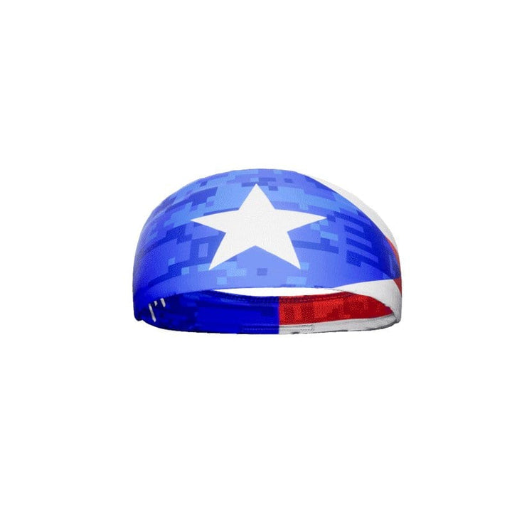 Elite Athletic Gear Headband Puerto Rico Flag Headband