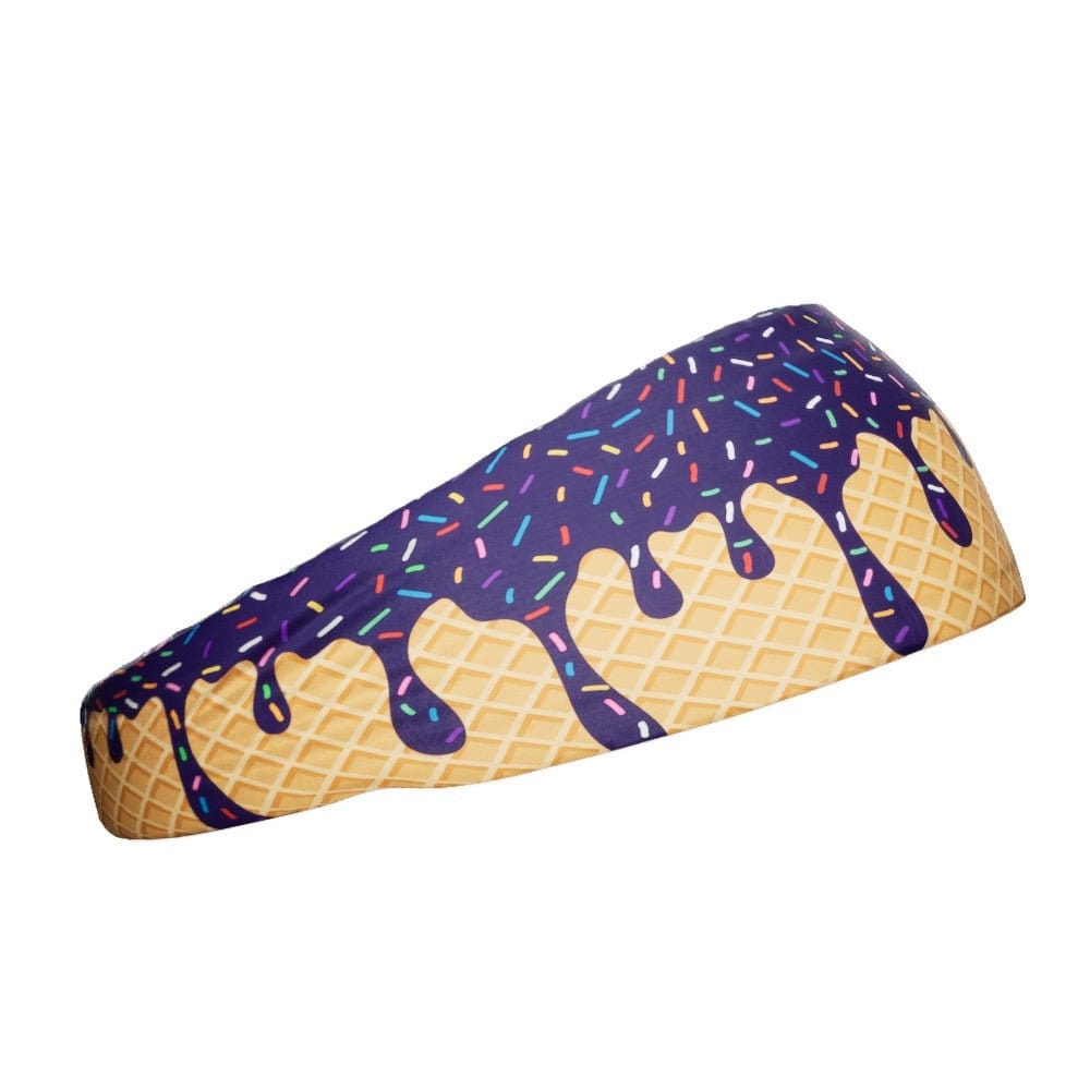 Elite Athletic Gear Headband Purple Ice Cream Headband