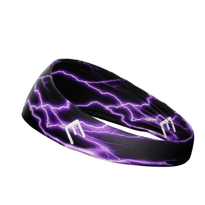 Elite Athletic Gear Headband Purple Lightning Headband