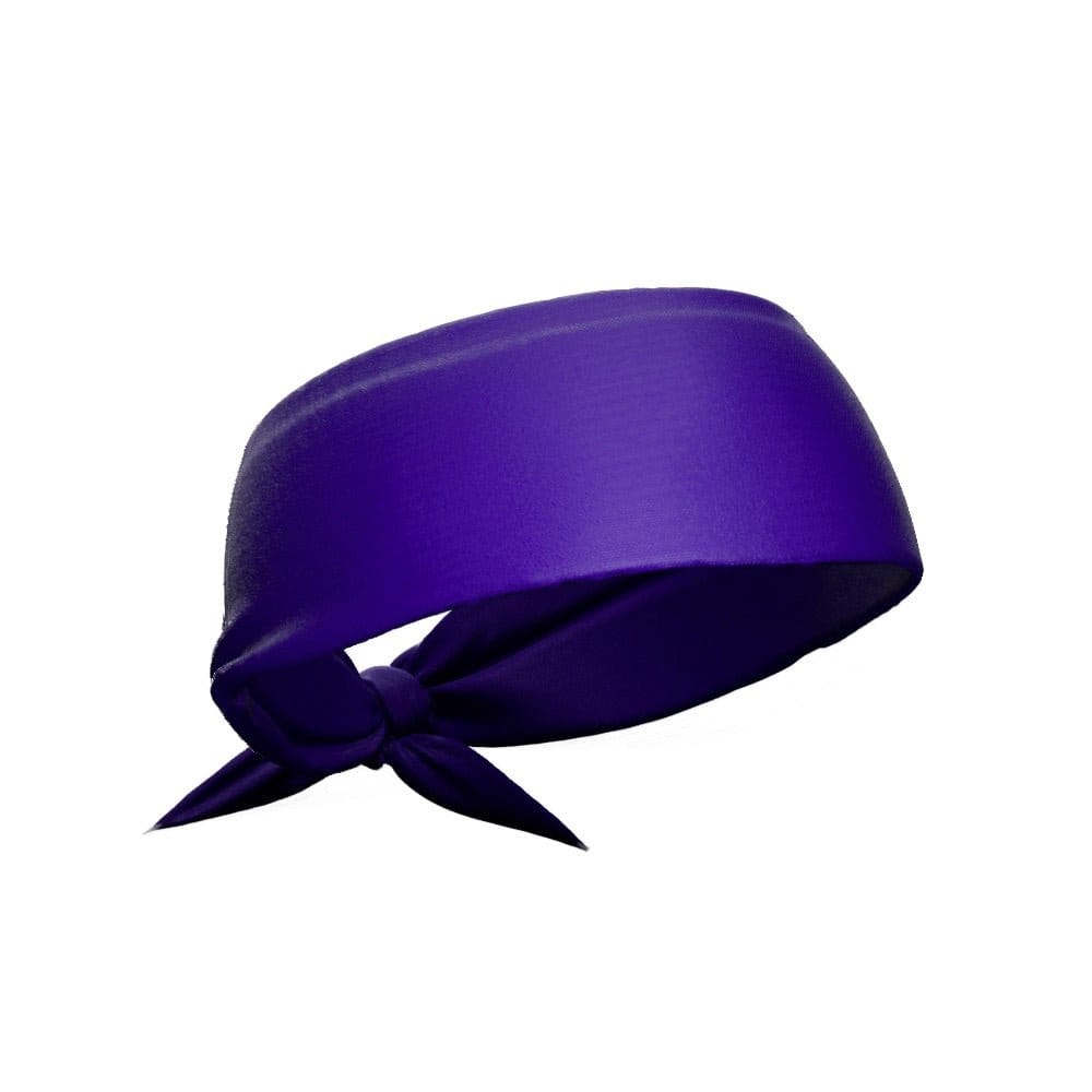 Elite Athletic Gear Headband Purple Tie Headband