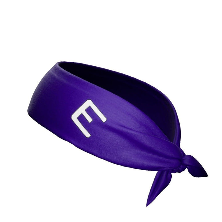 Elite Athletic Gear Headband Purple Tie Headband