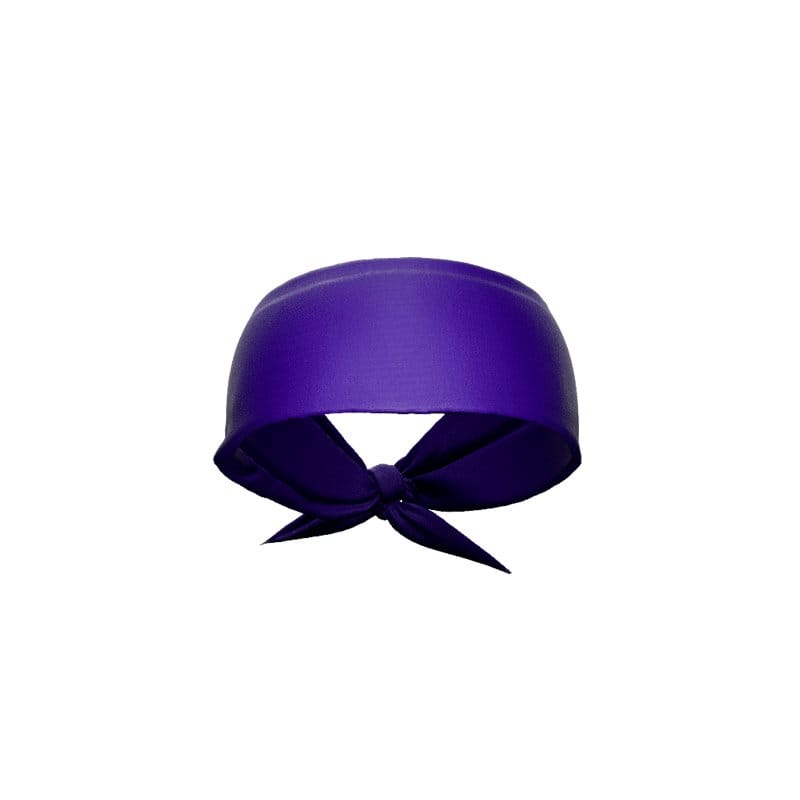 Elite Athletic Gear Headband Purple Tie Headband