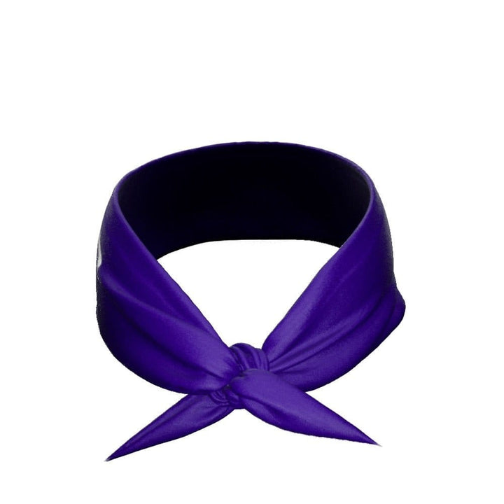 Elite Athletic Gear Headband Purple Tie Headband