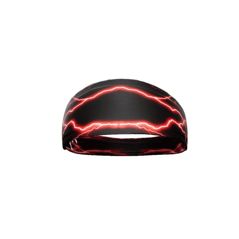 Elite Athletic Gear Headband Red Lightning Headband