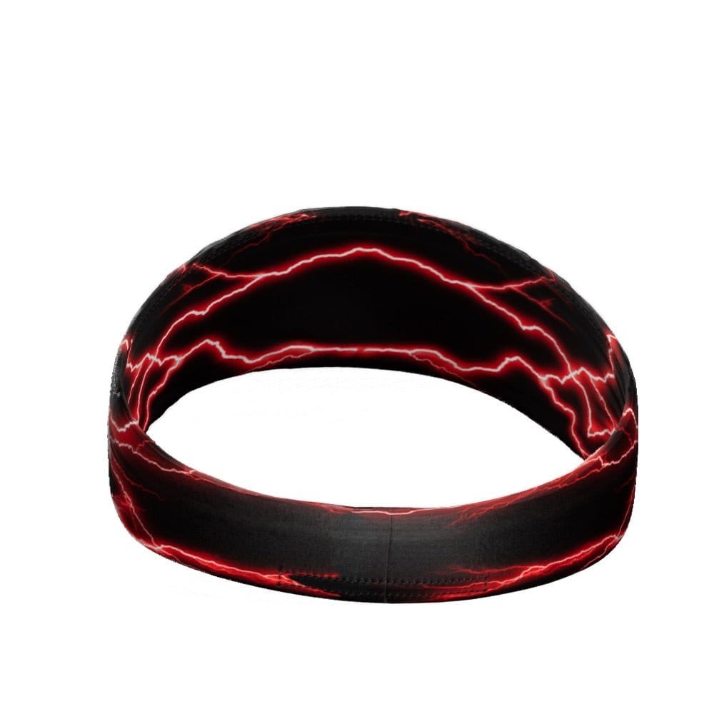 Elite Athletic Gear Headband Red Lightning Headband