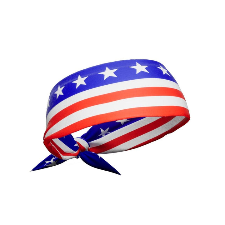 Elite Athletic Gear Headband Stars & Stripes Tie Headband