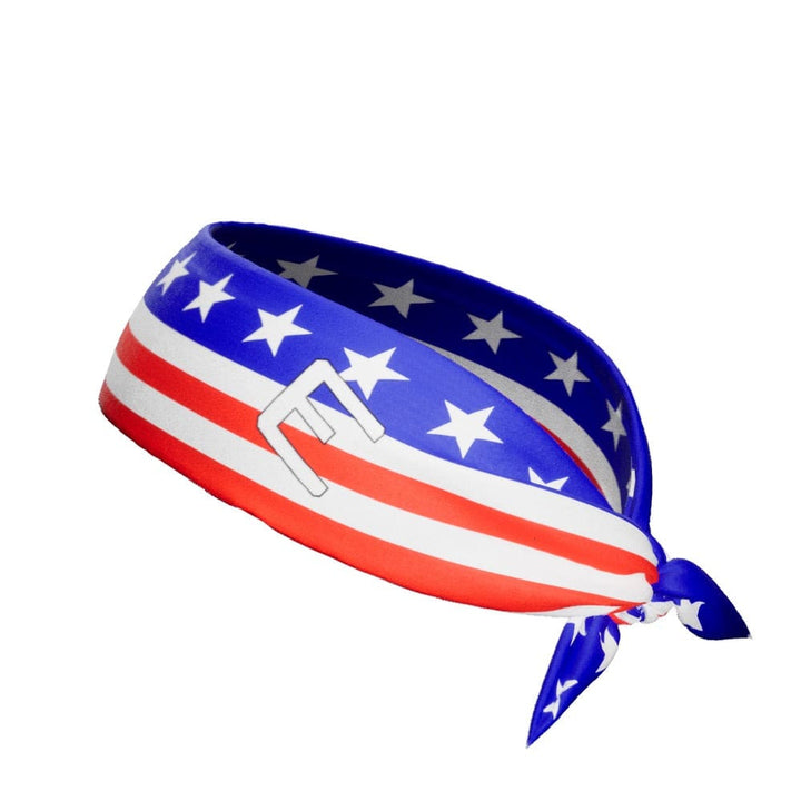 Elite Athletic Gear Headband Stars & Stripes Tie Headband