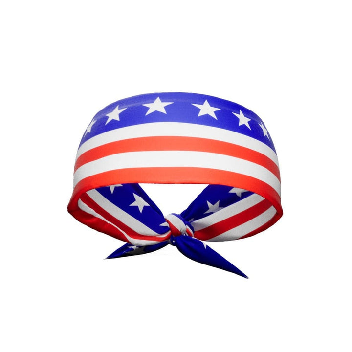 Elite Athletic Gear Headband Stars & Stripes Tie Headband