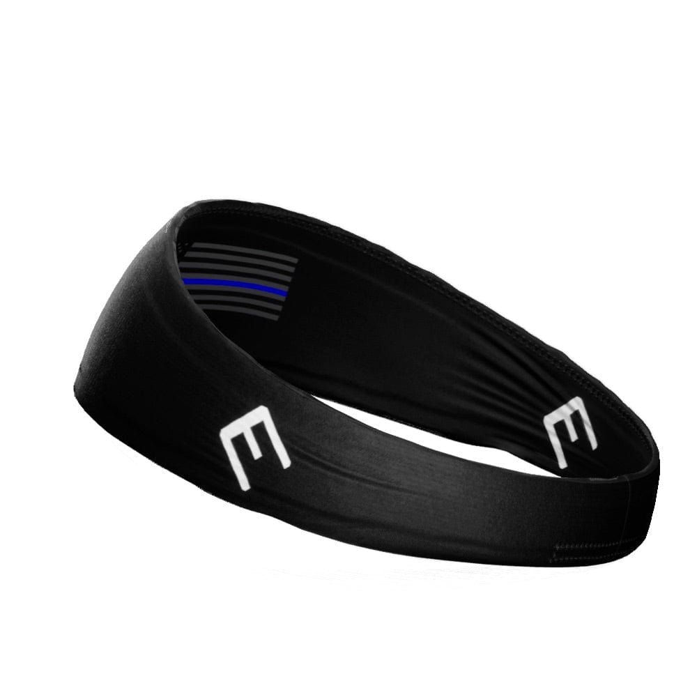 Elite Athletic Gear Headband Tactical Thin Blue Line USA Flag Headband