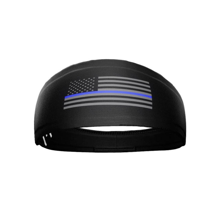 Elite Athletic Gear Headband Tactical Thin Blue Line USA Flag Headband