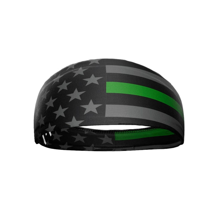 Elite Athletic Gear Headband Thin Green Line Headband