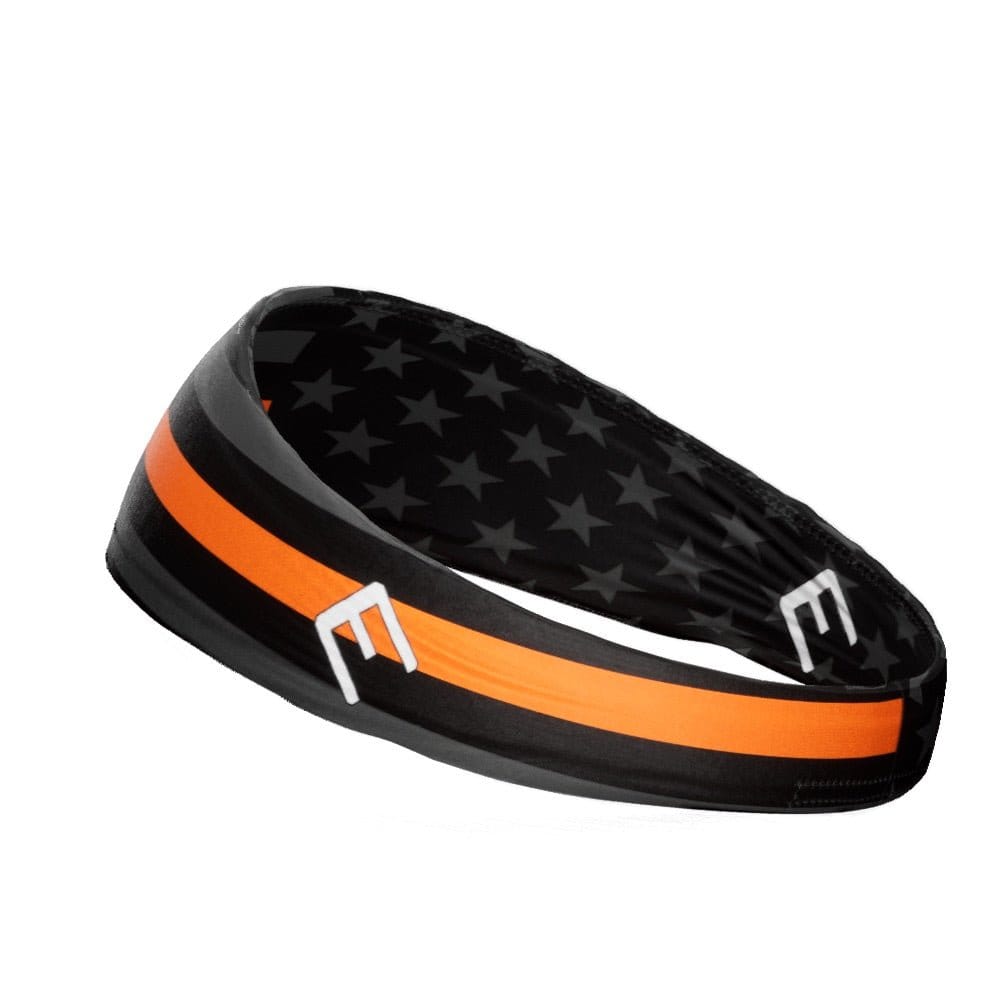 Elite Athletic Gear Headband Thin Orange Line Headband