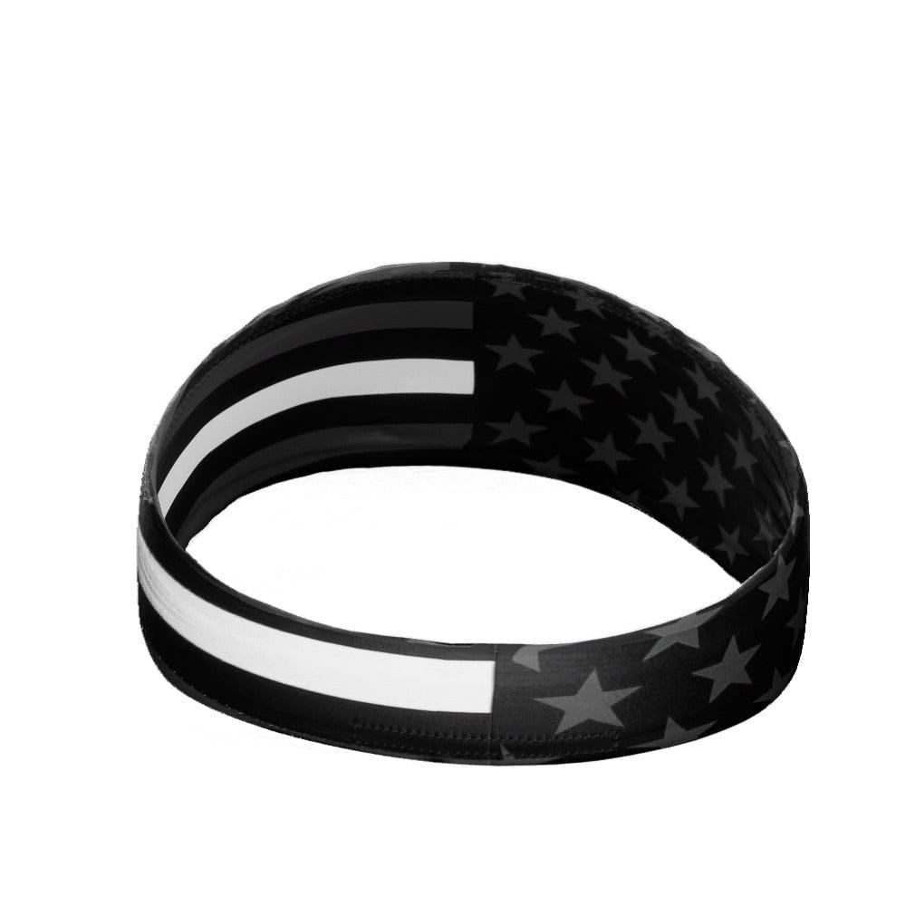 Elite Athletic Gear Headband Thin White Line Headband