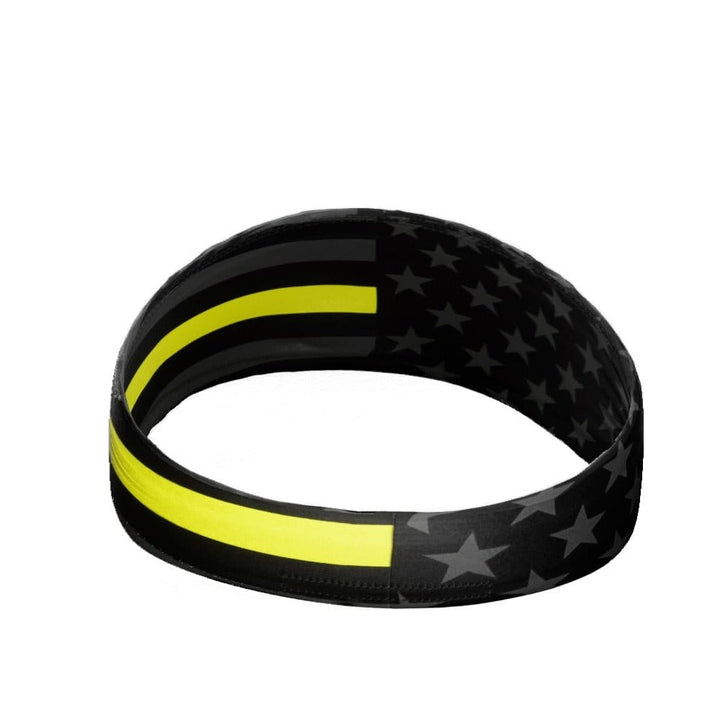 Elite Athletic Gear Headband Thin Yellow Line Headband