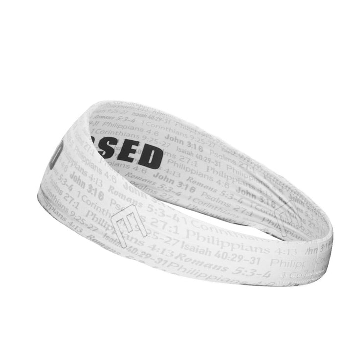 Elite Athletic Gear Headband White BLESSED Headband