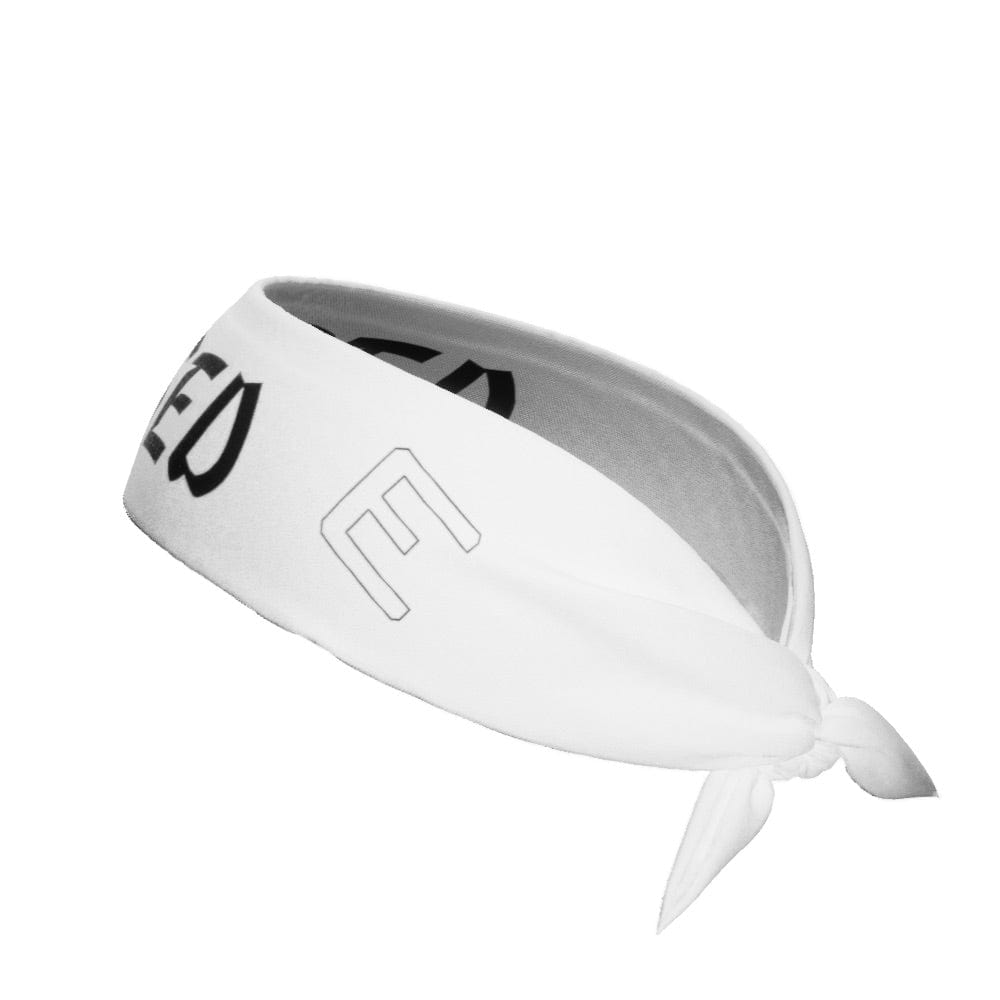 Elite Athletic Gear Headband White BLESSED Tie Headband