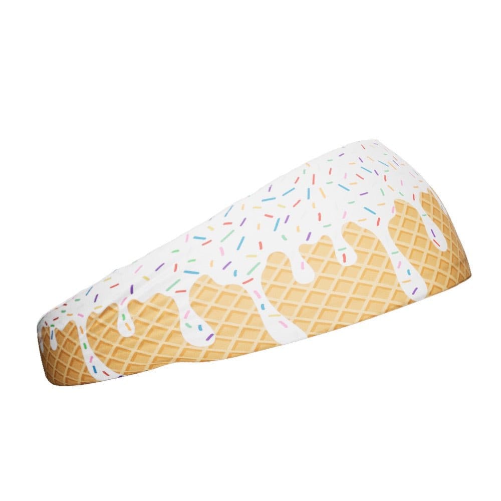 Elite Athletic Gear Headband White Ice Cream Headband