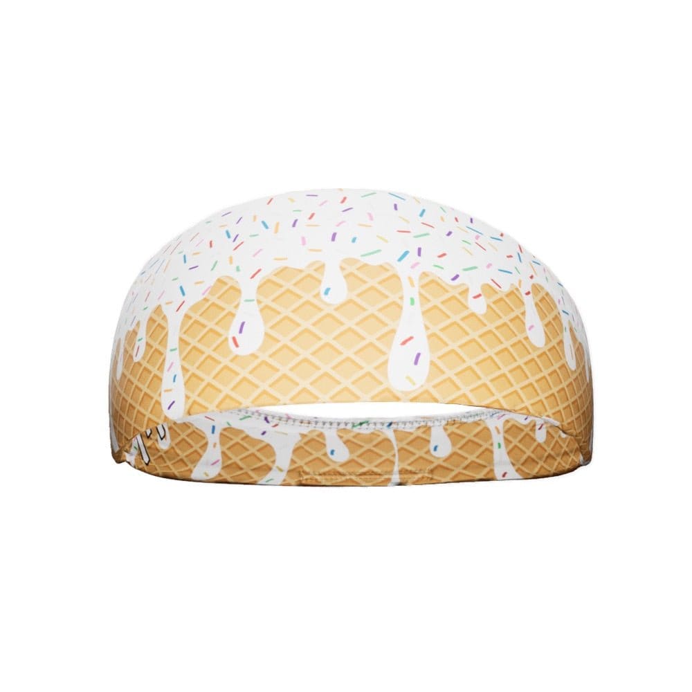 Elite Athletic Gear Headband White Ice Cream Headband