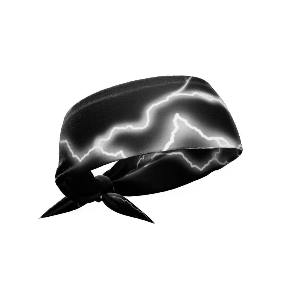 Elite Athletic Gear Headband White Lightning Tie Headband