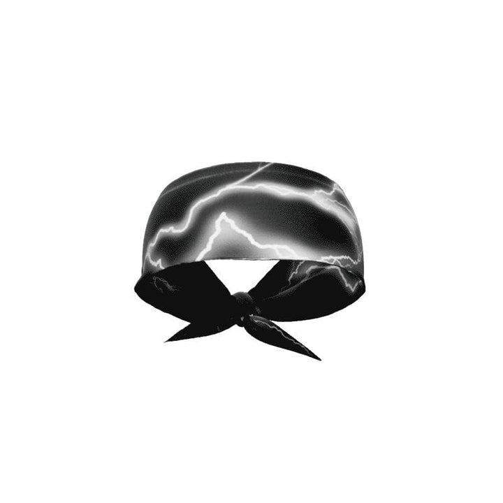 Elite Athletic Gear Headband White Lightning Tie Headband