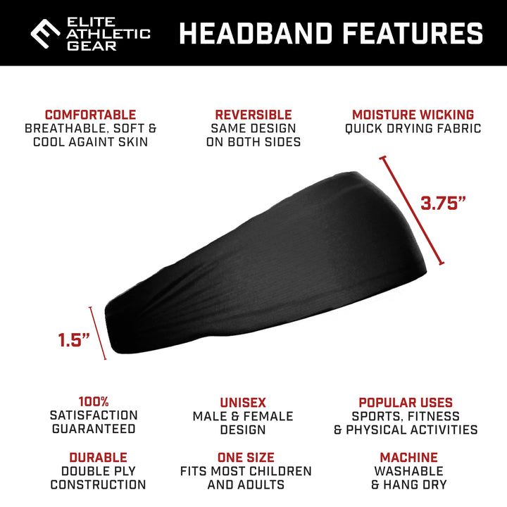 Elite Athletic Gear Headband White Mosaic Headband