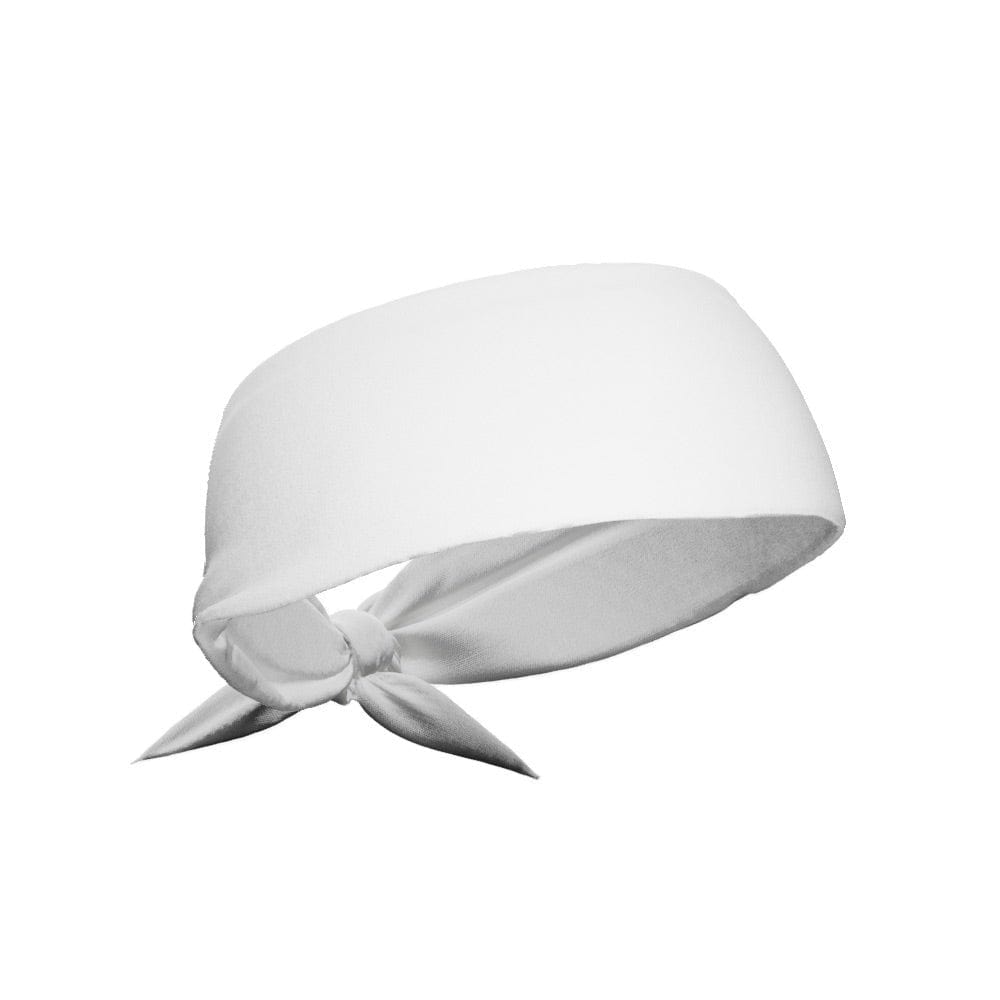 Elite Athletic Gear Headband White Tie Headband