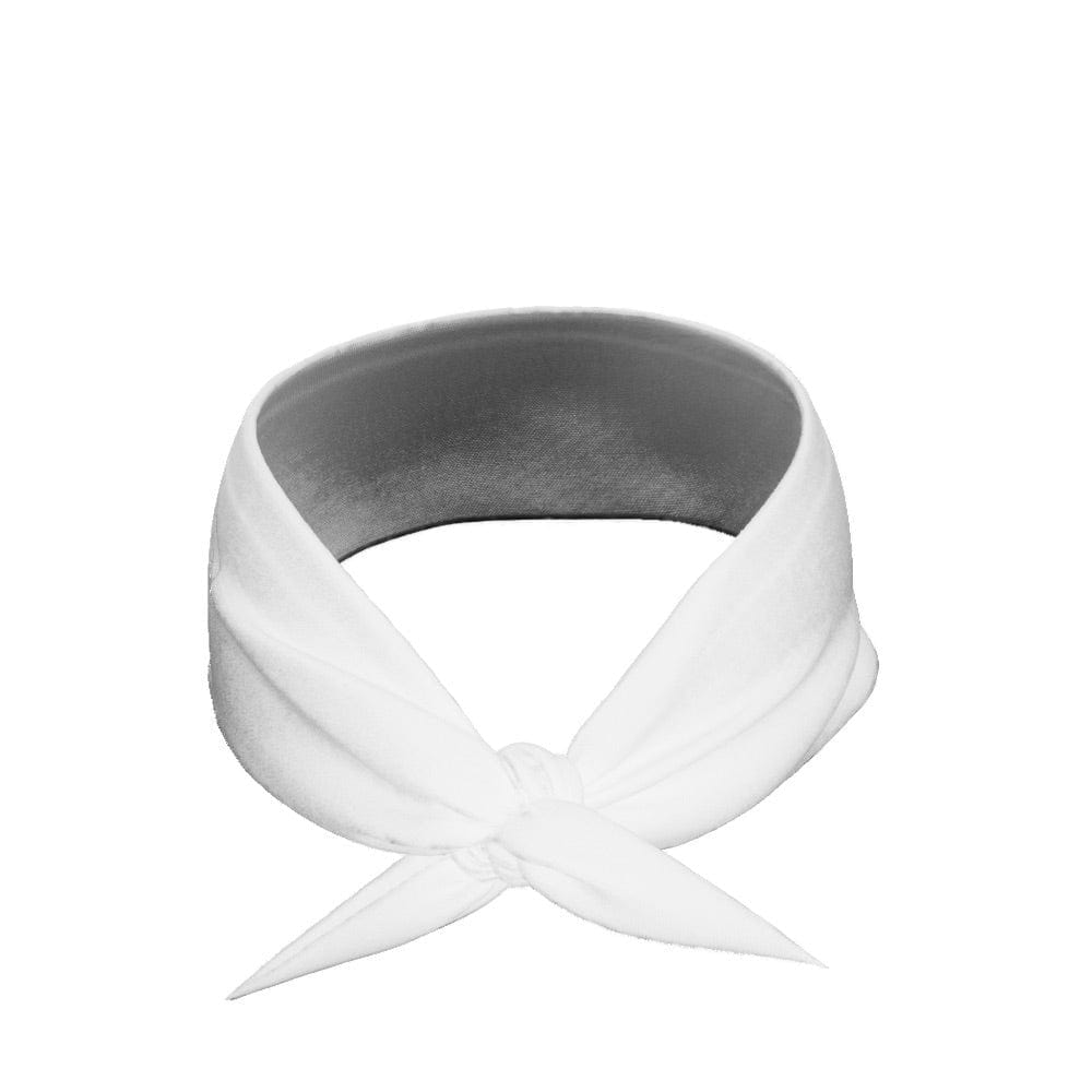 Elite Athletic Gear Headband White Tie Headband