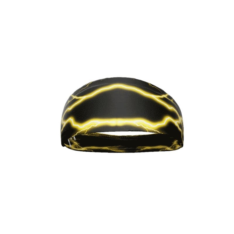 Elite Athletic Gear Headband Yellow Lightning Headband