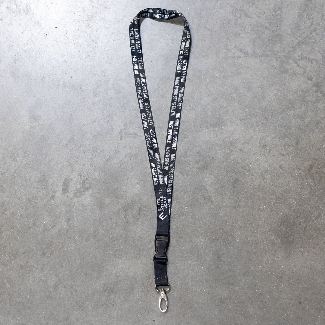 Elite Athletic Gear Lanyard Motivational Lanyard