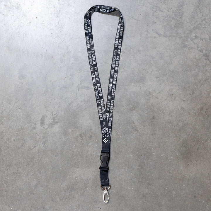 Elite Athletic Gear Lanyard Motivational Lanyard