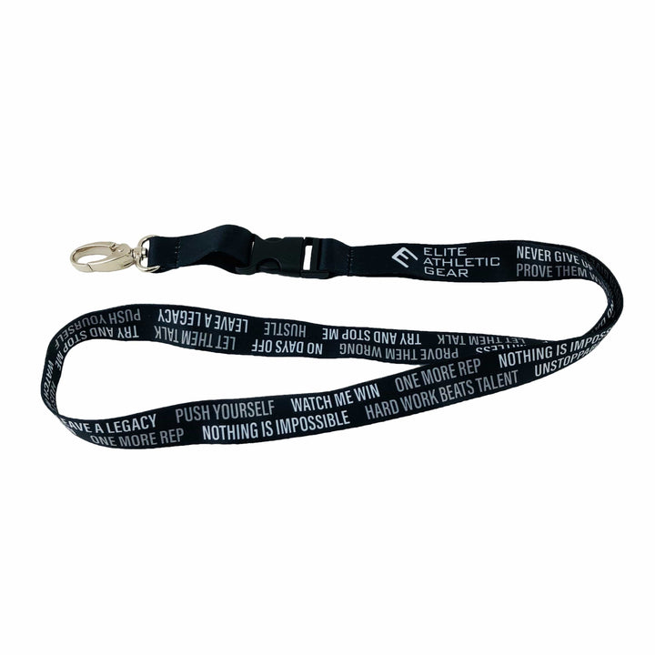 Elite Athletic Gear Lanyard Motivational Lanyard