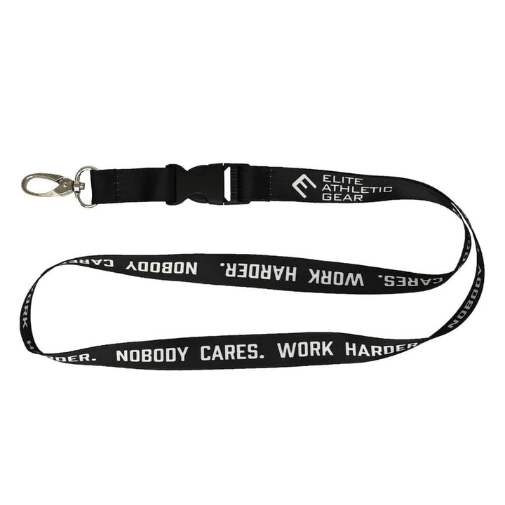 Elite Athletic Gear Lanyard Nobody Cares. Work Harder. Lanyard