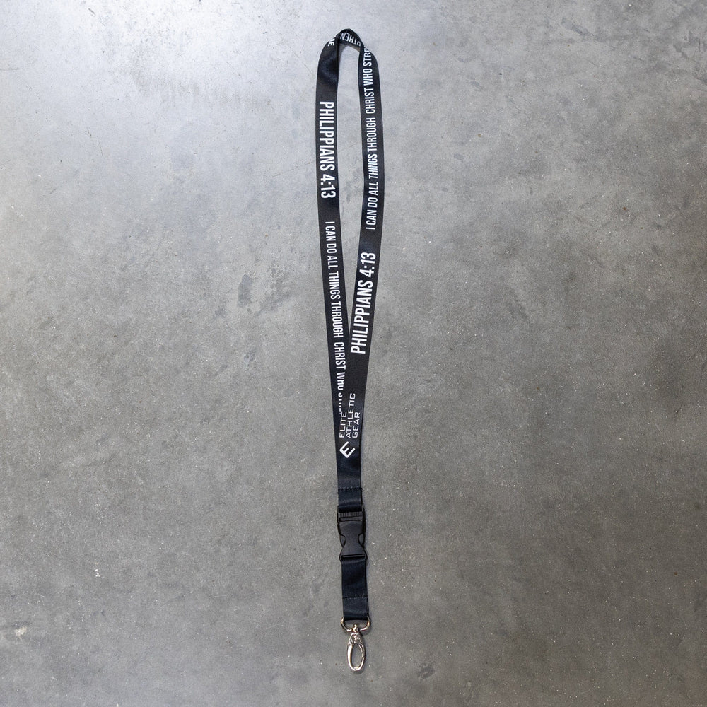Elite Athletic Gear Lanyard Philippians 4:13 Lanyard