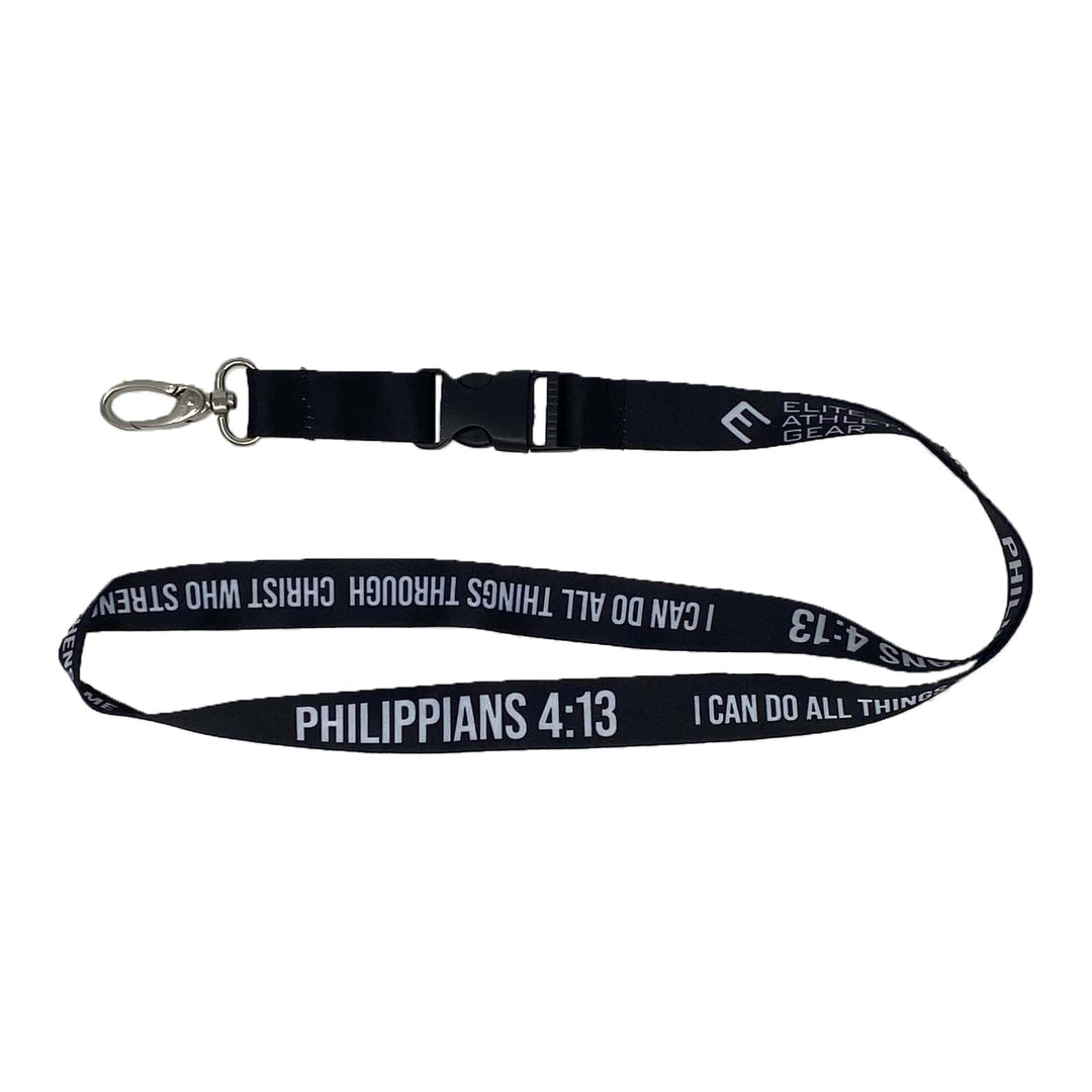 Elite Athletic Gear Lanyard Philippians 4:13 Lanyard