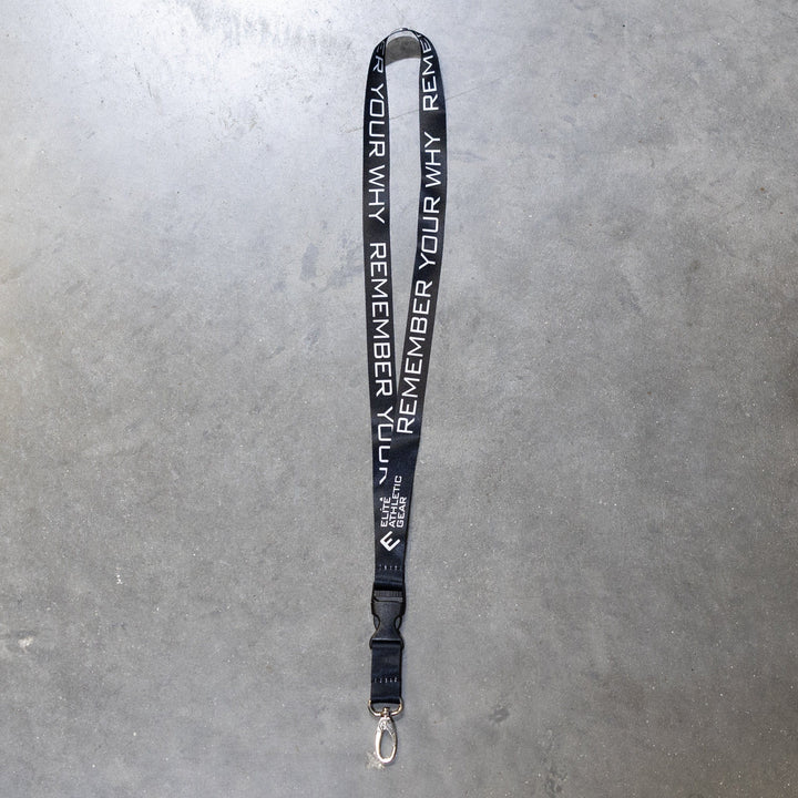 Elite Athletic Gear Lanyard Remember Your Why Lanyard