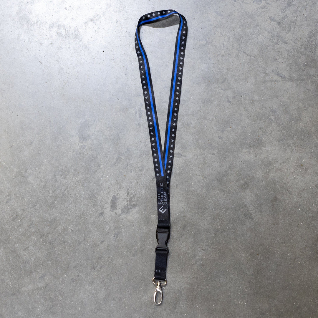 Elite Athletic Gear Lanyard Thin Blue Line Lanyard
