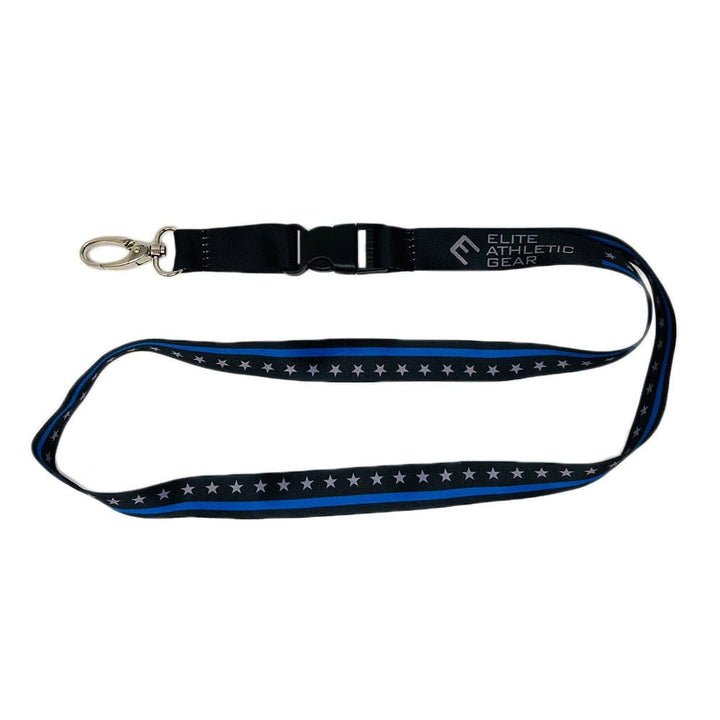 Elite Athletic Gear Lanyard Thin Blue Line Lanyard