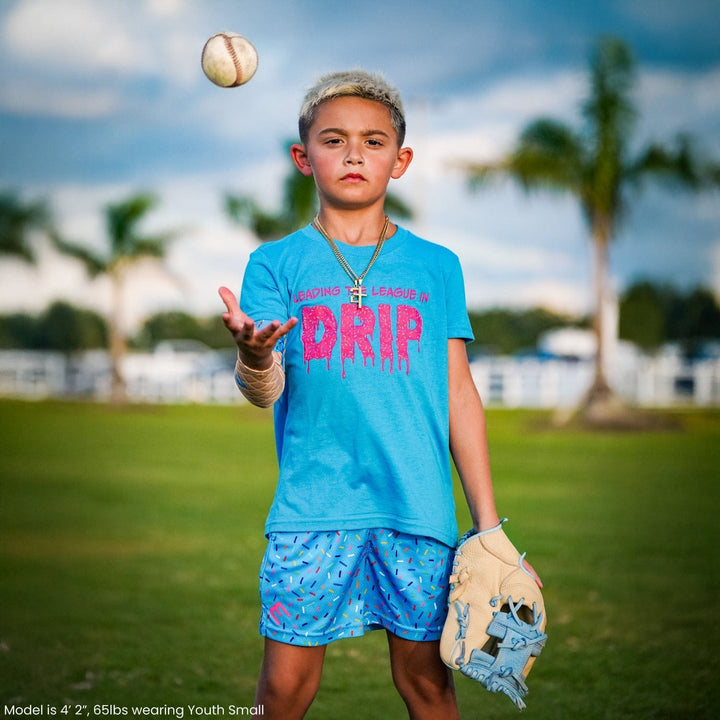 Elite Athletic Gear Shorts Blue Sprinkles Shorts