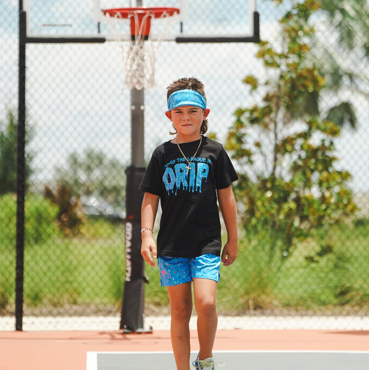 Elite Athletic Gear Shorts Blue Sprinkles Shorts