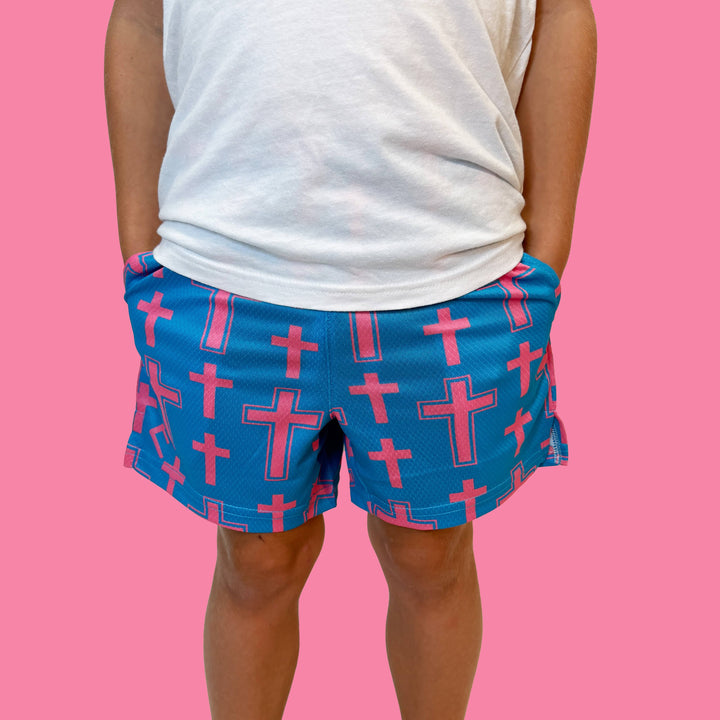 Elite Athletic Gear Shorts Cotton Candy Cross Shorts