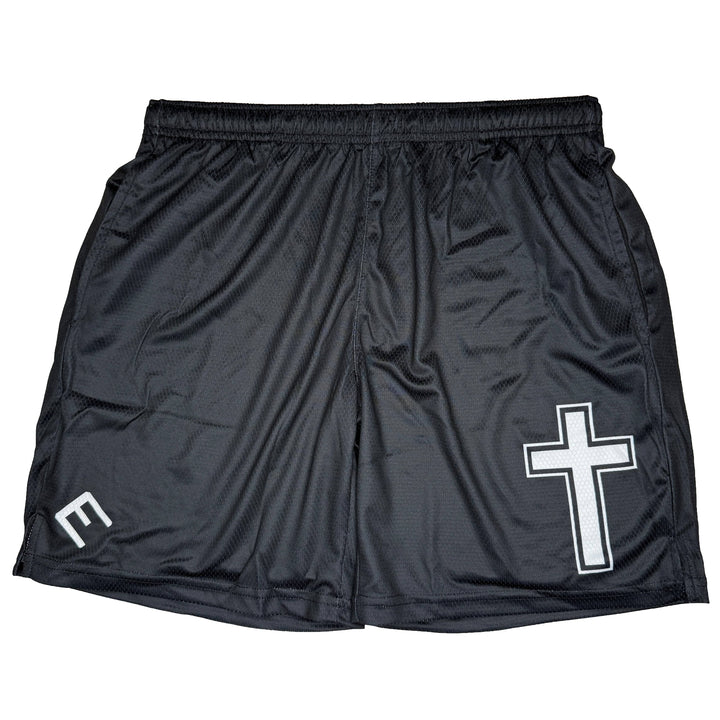 Elite Athletic Gear Shorts Faith Cross Black Shorts