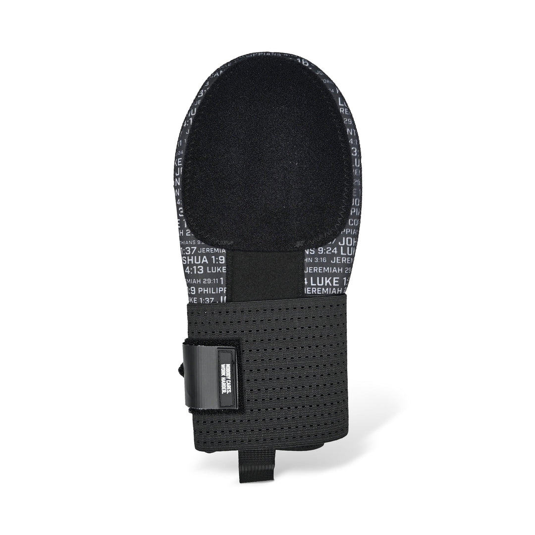Elite Athletic Gear Sliding Mitt Faith Cross Black Sliding Mitt