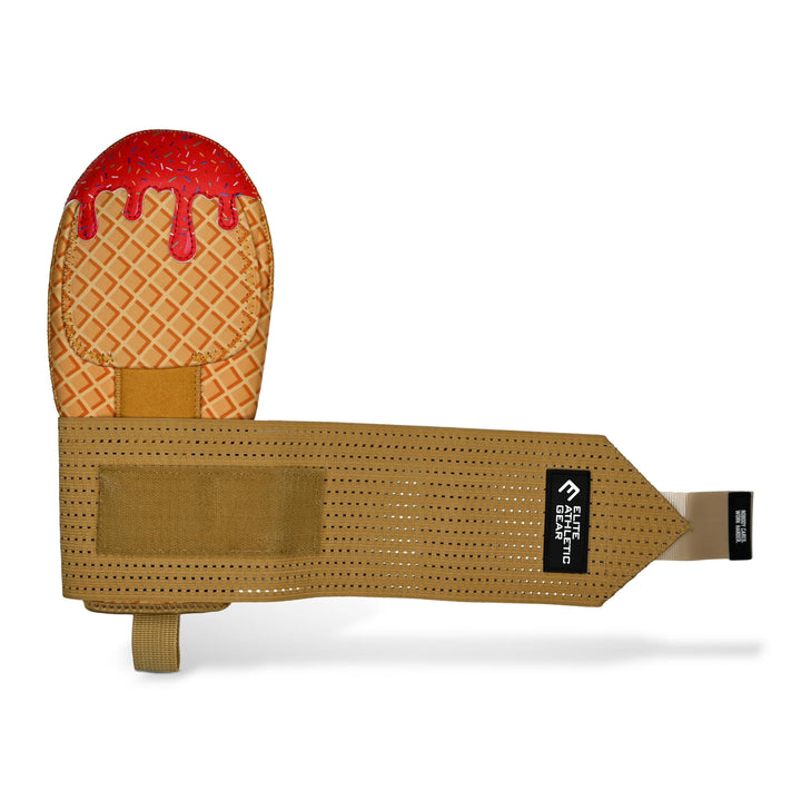 Elite Athletic Gear Sliding Mitt Red Ice Cream Sliding Mitt