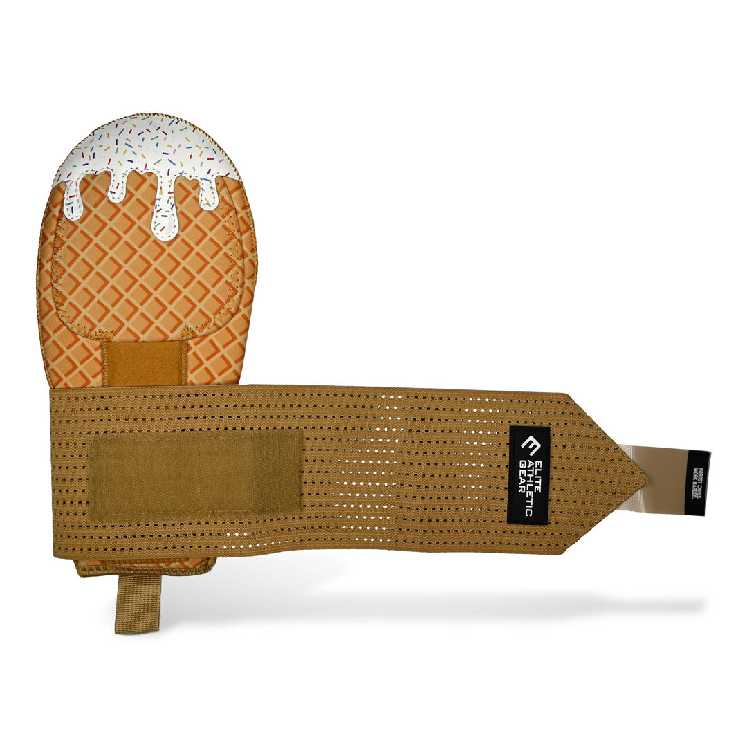 Elite Athletic Gear Sliding Mitt White Ice Cream Sliding Mitt