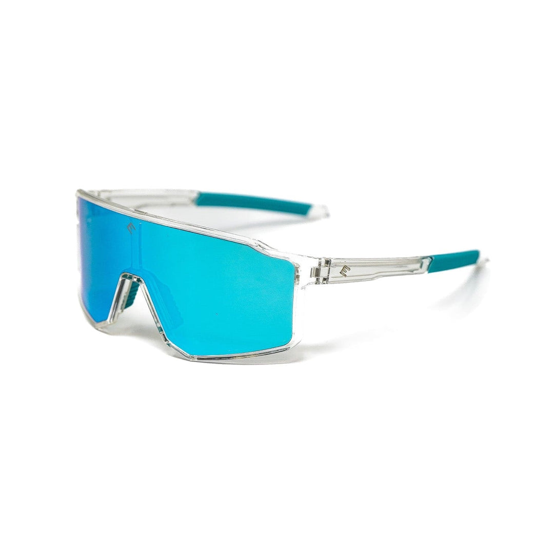Elite Athletic Gear Sunglasses FLARE - Crystal Blue Polarized Sunglasses